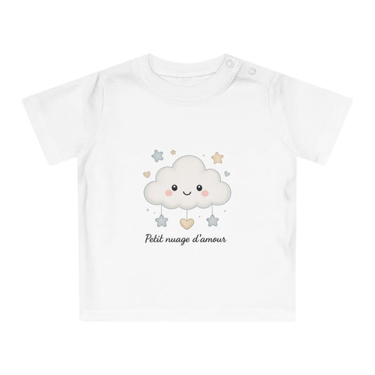 T-shirt bébé Petit nuage d’amour – coton doux garçon & fille