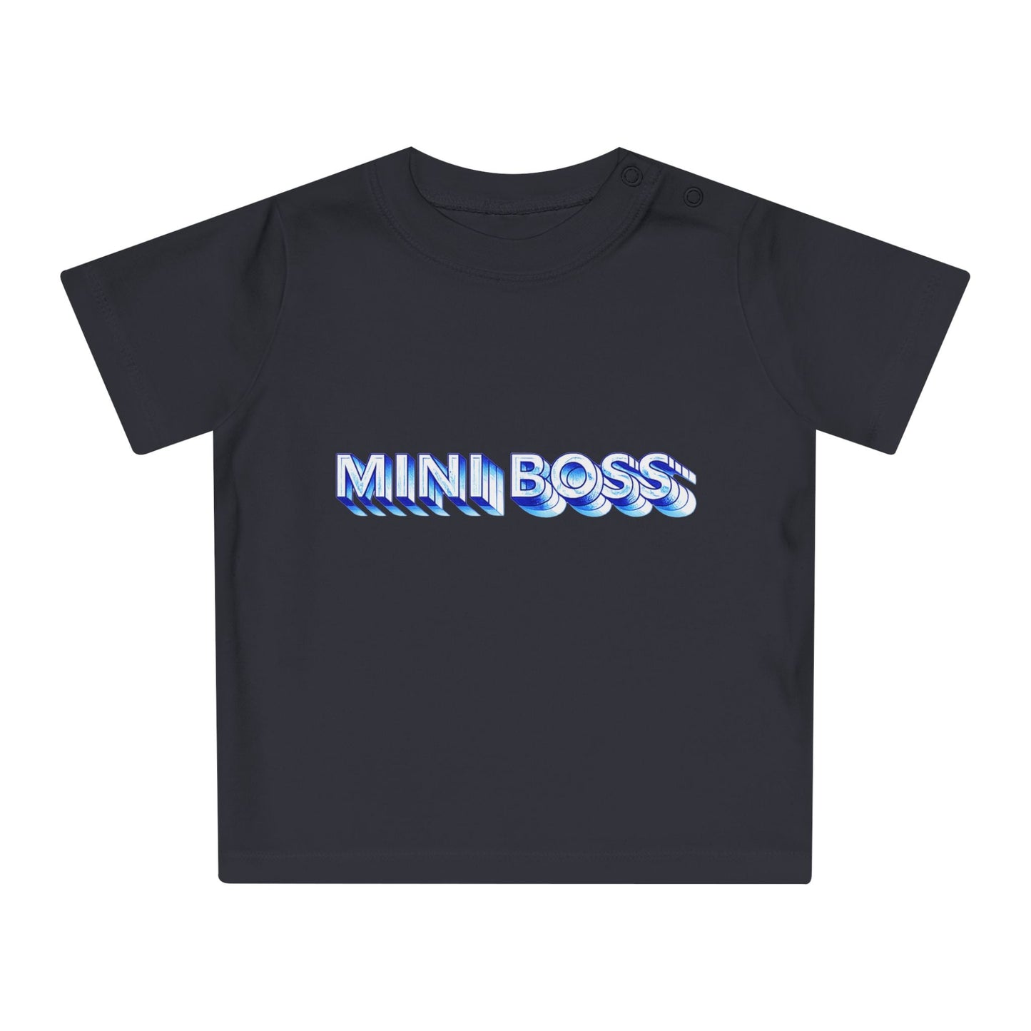 T-shirt bébé “Mini Boss” – Coton doux | Style fun & tendance 😎