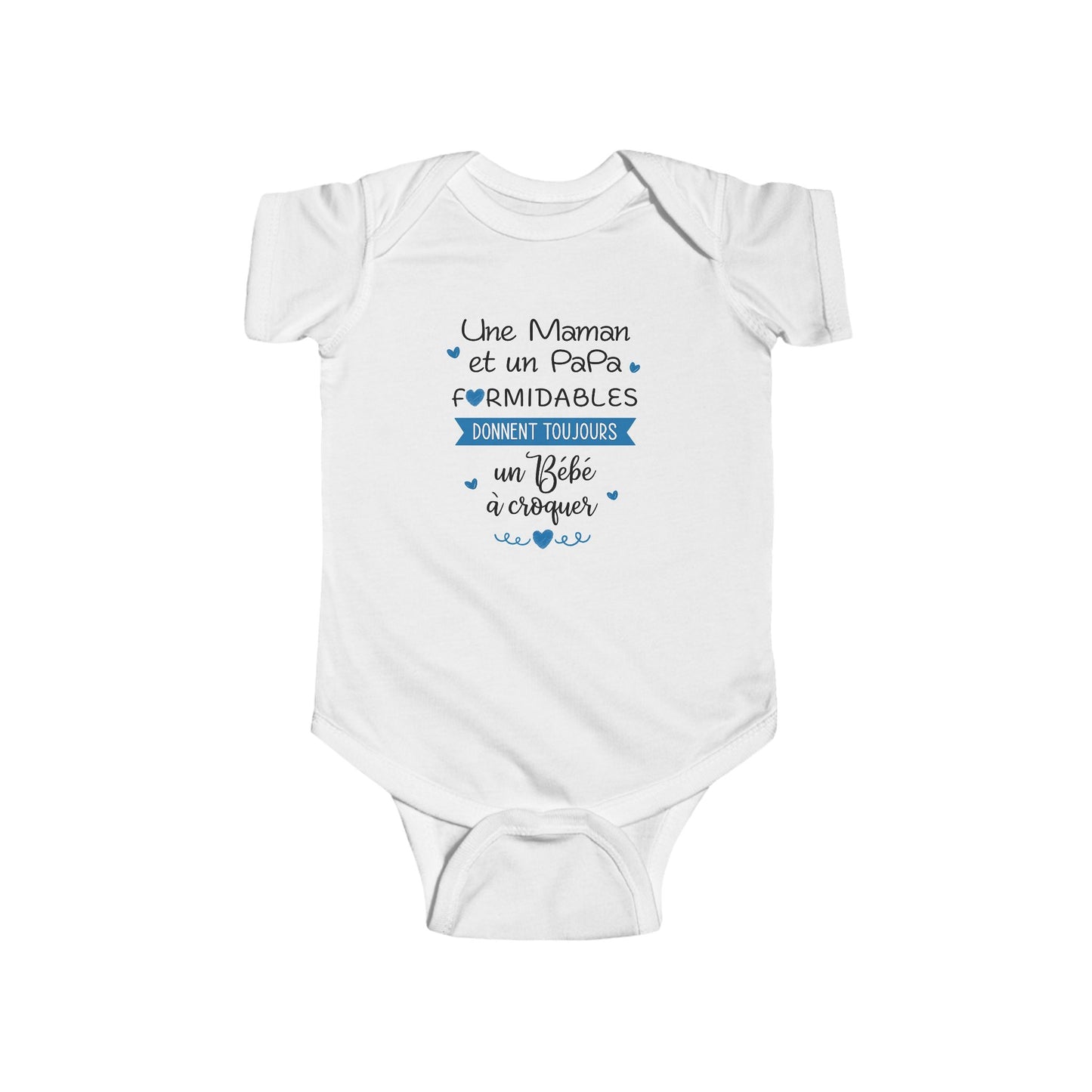 Body bébé en coton doux – Message amour | Confort & douceur
